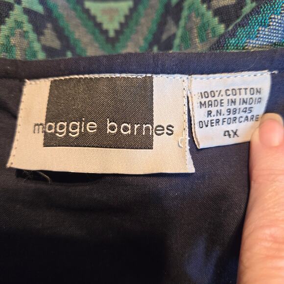 Maggy Barns 4X Blue Heavy Women's Quality Vest Plus Size 4XL 30W 32W - Picture 3 of 6